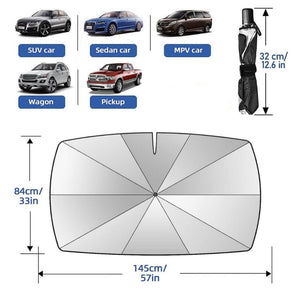 SunGuard Pro™  Quitasol Plegable para Auto